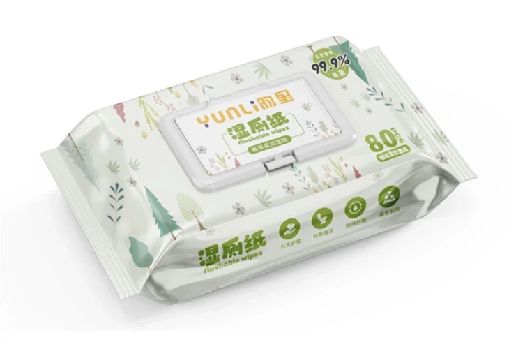 Fragrance Free Flushable Toilet Wipes